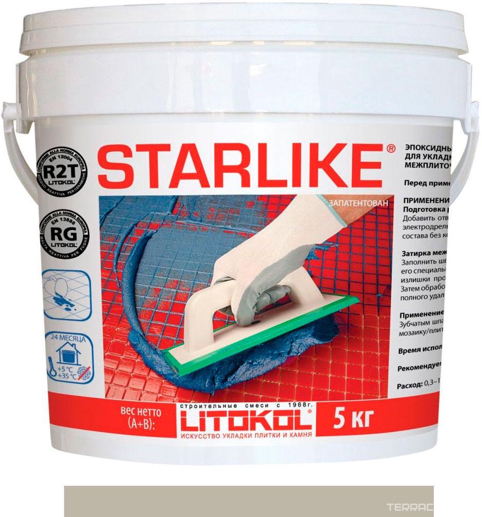Затирка NEUTRO С.340 нейтральн. 5 кг. ZZ Litokol Starlike C340/5, фото 3
