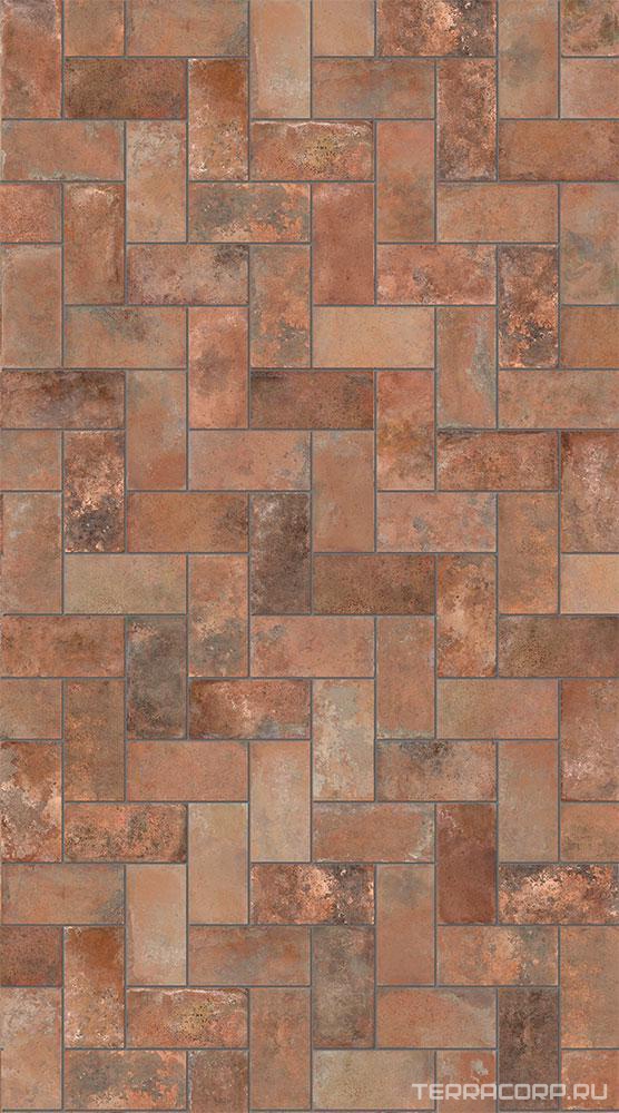 Керамогранит Dado Ceramica Tavellone Vecchia Firenze IN 15,3x31 Коричневый, фото 4
