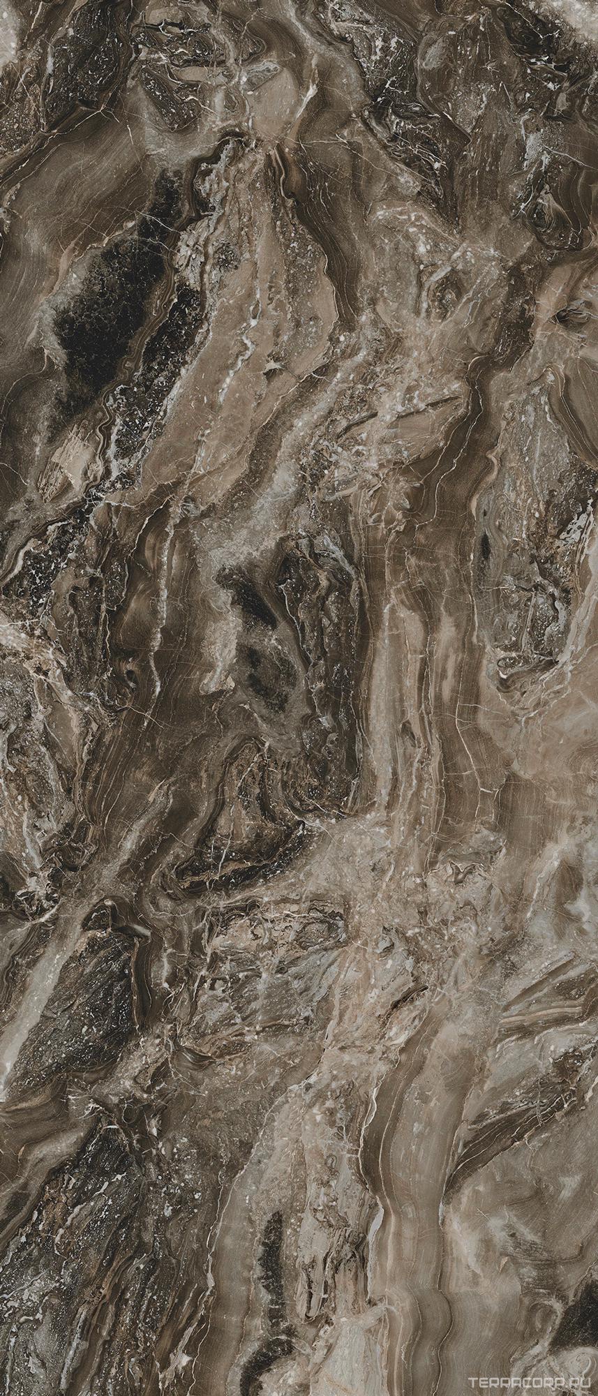 Керамогранит Florim Magnum Prexious of REX Dream Arabesque Glossy 120x280 Коричневый, фото 4