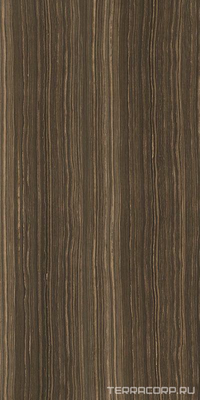 Керамогранит Ariostea Ultra Marmi Eramosa Brown Luc Shiny 6 mm 150х300 Коричневый, фото 3
