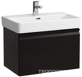 Шкафчик 47х45см, с выдв. ящиком, под раковину 55см, арт.8.1895.8.000.104.1, сифон в компл., (цв. венге), LaufenProA ZZ