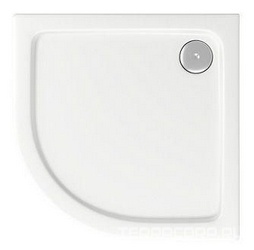 Поддон акриловый "Раунд R90", 900х900 мм, полукруглый, БЕЗ сифона XX