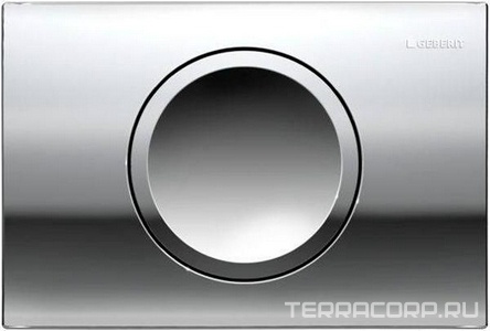 Клавиша смыва "11" для инсталляции арт.458.160.00.1, цвет матовый хром Geberit Delta 115.120.46.1