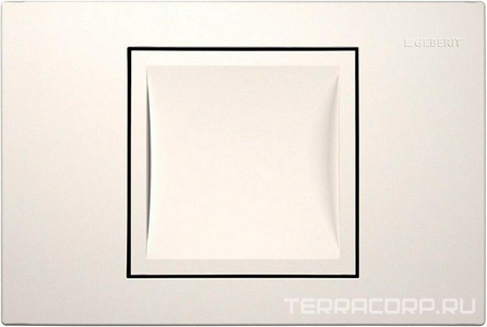 Клавиша смыва "40" для инсталляции арт.458.160.00.1, цвет белый XX Geberit Delta 115.130.11.1