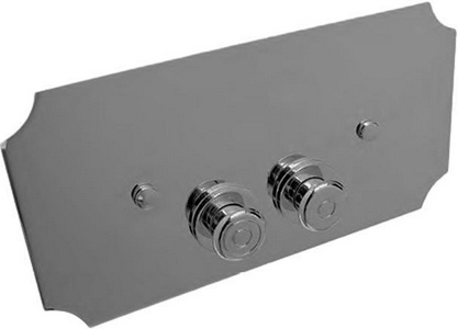 Клавиша смыва 3/6л. (установка с монтажной рамой Geberit арт. 111.300.00.5), (металл цв.хром) D&D Devon & Devon Универсал DEPLCR