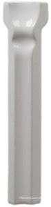 Керамическая плитка Devon & Devon Soho Angolo Pasta Bianca Esterno Plino  White 1.5x1.5х15 Белый 