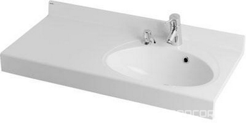 Раковина "Отель" 3/1000 левая белая ZZ