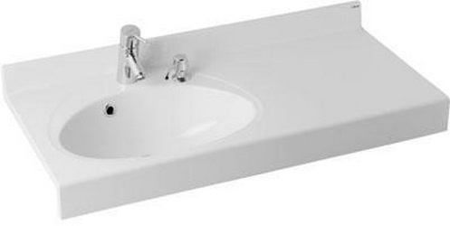 Раковина "Отель" 3/1000 правая белая ZZ