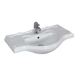 Раковина Лорето 85 для тумбы Жерона, белая ZZ