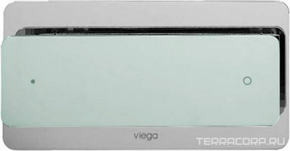 Клавиша  103 Viega (8355,1) (стекло-светло серое) Viega T5 605643 Viega Visign for More 00168708