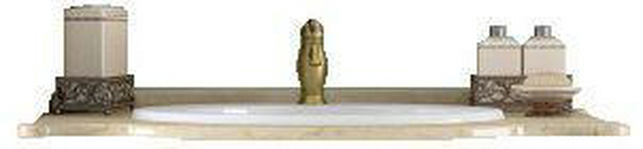 Мраморная плита для тумбы  90 (920*550 мм), цвет бежевый ZZ Opadiris Виктория 1023