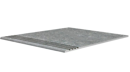 Ступени Kerama Marazzi Перевал Ступень Стандарт Проходная  серый обрезной (84938) l60х60 Серый 