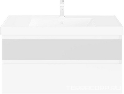 Фасад для верхнего ящика для тумбы CUB.100.2\WHT (ЗАП,ЧАСТЬ), ZZ Kerama Marazzi Cubo CUBSP.100\W.fasad upper