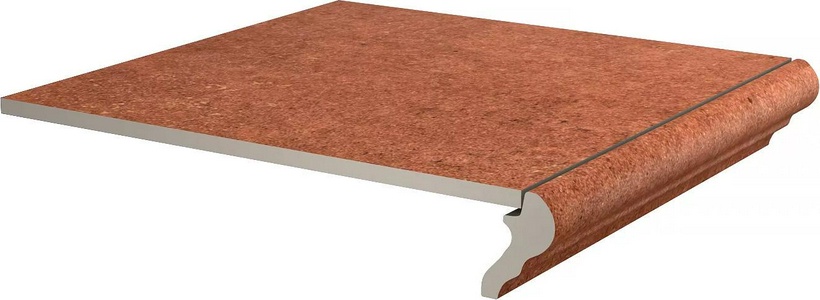 Ступени Kerama Marazzi Аллея Ступень фронтальная  кирпичный 30x30 Коричневый 