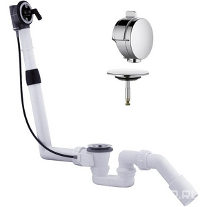 Система налива и слива-перелива  Multi , комплект, хром ZZ Kludi Rotexa 2120005N-00