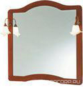 Зеркало в дерев.раме 100хh104см, цв.орех (035) БЕЗ светильников арт. 804 908,  ZZ BMT Elisabeth 804 408.035
