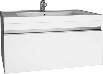 Тумба подвесная  70см., 1 ящика, БЕЗ раковины, цв.белый KL Dreja Grace 99.0910