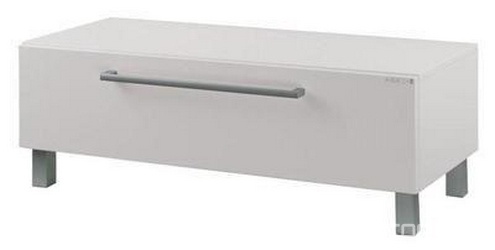 Комод с ящиком Мадрид М - 120, цвет белый глянец ZZ