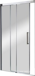 Дверь в нишу 1500(1475-1515)хh2000мм, Правая/Левая, сдвижная дверь, вход 700мм, (стекло прозр. 8мм, фурнит. цв.хром), Premier Soft ZZ