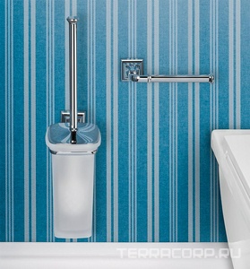 Ерш настенный, (стекло матовое, креплен. цв.хром)  Colombo Portofino B3207.000