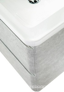 База под раковину подвесная с двумя выкатными ящиками, 800х450хh500мм, без раковины, (цв.Cemento Verona Grigio),  ZZ BelBagno Albano ALBANO-CER-800-2C-SO-CVG