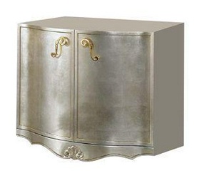 Тумба 80хh70х56см, под раков, с 2-мя дверцами,(сусал.серебро, ручки цв.золото),без столешницы и концевых боковин, (раковина в комп),Gold Componibil XX