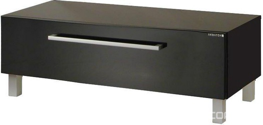 Комод Мадрид 120 М 1200*350*391 мм цвет черный глянец, напольный ZZ
