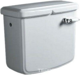 Бачок "Средний" 430х190хh390мм, с фронт.отверст. для ручки смыва, подвод воды сбоку, (БЕЗ соед трубы, механ. и ручки смыва арт. D 23…),белый  Simas Arcade AR 812B