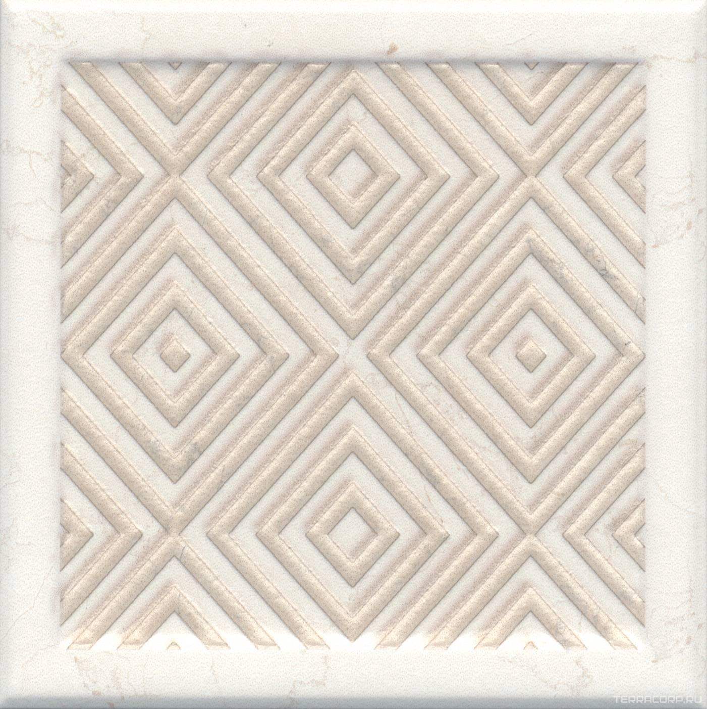 Керамическая плитка Kerama Marazzi Лонгория Декор A100XX15x15 Бежевый, фото 3
