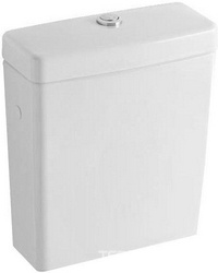 Бачок д/унитаза, кнопка хром, механизм смыва 3/6л, кран перекр. в компл, подв.воды сбоку справа/слева, сзади,  (R2 Star white ceramicplus) La Belle XX