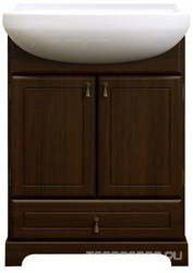 Тумба напольная Клио 65, 655x890x470 мм, цвет нагал, БЕЗ раковины Лагуна 65 ZZ