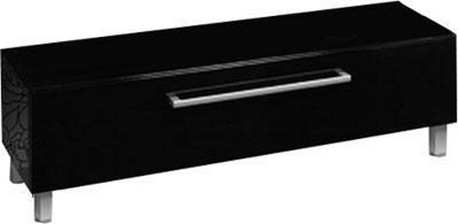 Мадрид100 Комод (1115-3.95) черный глянец ZZ