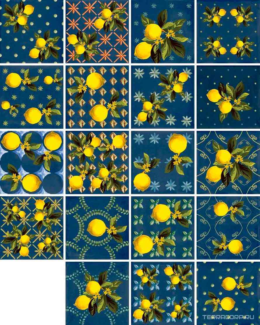 Vita Giardino Blu Mix Luc ZZ |20x20