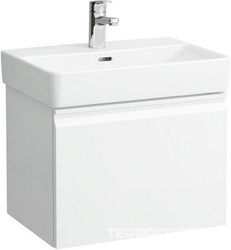 Шкафчик 52х45см, с выдв. ящиком, под раковину 60см, арт.8.1895.9.000.104.1, сифон в компл., (цв. белый), LaufenProA ZZ