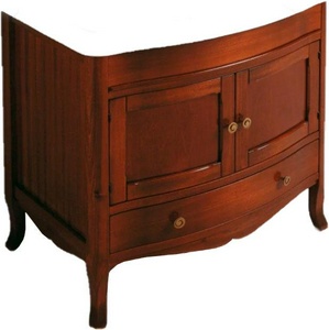 Тумба напольная 840х530хh805мм, под раковину AR864, 2 распаш. дверки, 1 выдв.ящик (цв.орех),  ZZ Simas Arcade ARMC90 noce