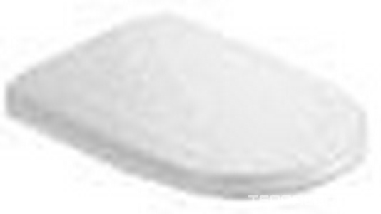 Сиденье для унитаза, с микролифтом, (цв.R2 Star white, петли цв.хром),  KL Villeroy & Boch Hommage 8809S1R2