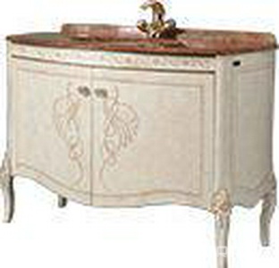 Тумба под раковину, 110,5хh84х58,5см, две распашные двери, с внутр. ткан. обивкой, ручки цв. хром,  ZZ Labor Legno Hermitage HEPL 113 ARGV