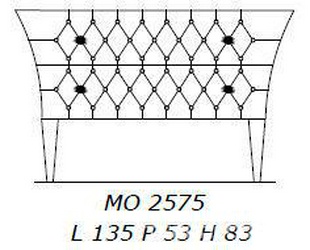 Тумба напольная 135х59хh83см,2 выдвиж. ящика,(под раков./столеш.)(цв. Bianco Laccato,фасад и пугов.-экол.кожа цв.Bianco,фурнит.цв.зол.)Trendy DeluxeZZ