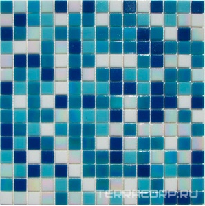 Мозаика Спектр-М Микс стекло Мозаика из стекла на сетке SH-017 32.7x32.7 Комбинированный 
