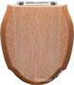 Сиденье для унитаза, массив дуба, светлый, петли (хром)  ZZ Devon & Devon Westminster IBSEQUEWCR