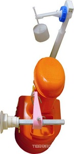 Механизм слива для "Среднего» бачка, (БЕЗ ручки смыва и соед.трубы), Astoria, Oxford, Etoile, ZZ Devon & Devon Универсал IBCBBATT