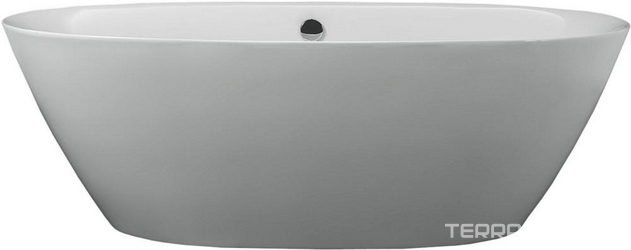 Ванна 1800x900xh600мм, акрил, отдельностоящая, слив-перелив цв.хром в комплекте, BelBagno ZZ