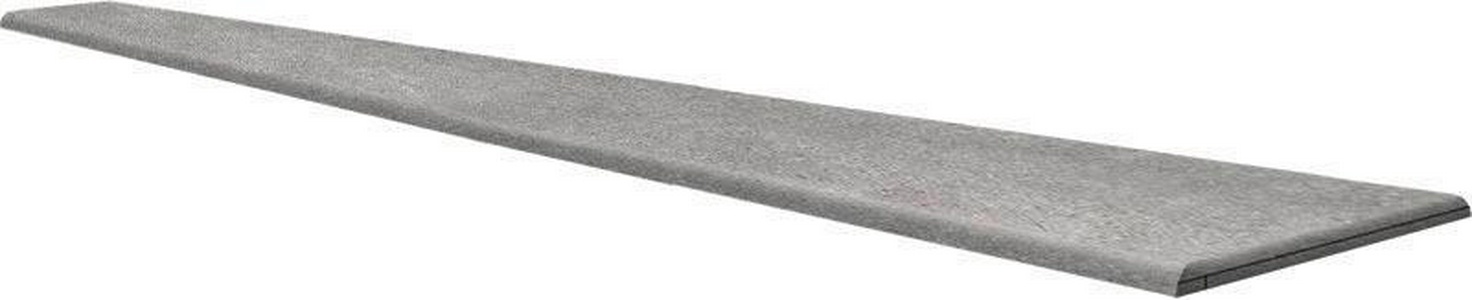 Ступени Kerama Marazzi Фондамента Ступень DOUBLE Техно Левая  серый светлый(n059039)34.5х238.5 Серый 
