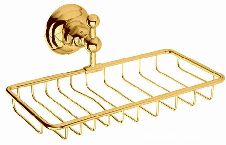 Мыльница-решетка двойная 247мм (цв. золото),  ZZ Nicolazzi Classica 1493 GO