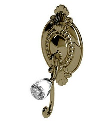 Крючок (цв. бронза), Oval cristallo Z XXZ