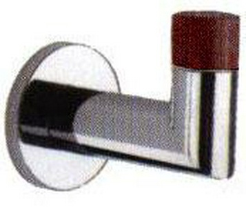 Крючок № 2 большой, "Г-образный" (цв.хром/венге) К- 2 XX Pomd'or K-2 42.30.01.254