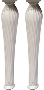 Ножки SPIRALE 35 см (пара) белая/золото, ZZ Armadi Art Neoart 848-W-35