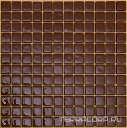 Мозаика 25FL-M-027 (коричневый) интерьерная (чип 2.5x2.5) ZZ|31.5x31.5
