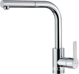 Смеситель для кухни, вытяжной излив, хром XX