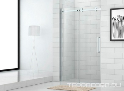 Дверь в нишу 1400хh1950мм, сдвижная дверь справа/слева, вход 550мм, (стекло прозр. 8мм, фурнит. цв.хром), STYLUS ZZ Cezares Stylus STYLUS-O-M-BF-1-140-C-Cr